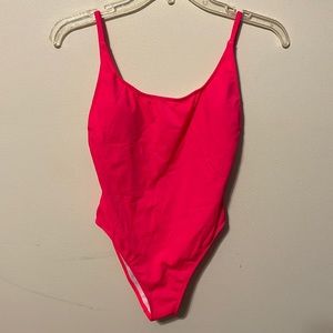NWT PINK Hot pink one piece swimsuit